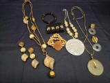 Unique lot of Necklace and earrings sets. Beaded bracelets