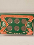 American Frontier Nickel Set 6 Buffalo Nickels