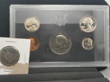 1971 United States Proof set and 1859 Steated liberty quarter