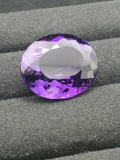 Amethyst 25ct monster gem 100% natural purple blue vvs high end gemstone