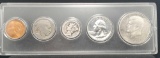 Silver coin collector lot 1964 kennedy 1961 proof quarter mercury dime buffalo and gem bu wheat