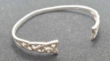 Sterling silver 925 bangle bracelet 11.19g