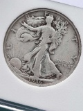 Walking Liberty Half 1936 xf nice original self slabed coin 90% silver