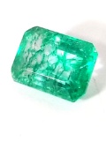 7.36 Ct Natural Emerald Green GGL Cert