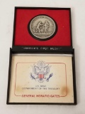 Horatio Gates Pewter Americas First Medals in Case