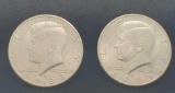 1983 Kennedy silver halfs 2 coins