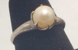 Silver Pearl ring 2.0g