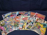 Vintage Marvel Comic Books Hulk Ironman 11 Units