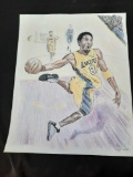 Lakers #8 Kobe Bryant Signed Print R. P. Reumer