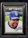 Padres Heath Bell #21. 07-11 Framed 5x7. Says signed Autograph No COA