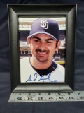 Padres #23 Adrian Gonzales. Framed 5x7. Says signed Autograph.No COA