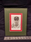 MLB Baseball Detroit Mike Henneman 87 to 95. Framed 8x10. Says signed Autograph. No COA