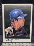 Steve Sax Baseball photo says signed Autograph. No COA Framed 8x10