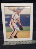 MLB Mets Greg Jeffries. Framed 8x10. Says signed Autograph.No COA