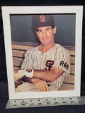 Padres MLB Steve Garvey framed photo.