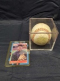 Dave Leiper Signed Baseball