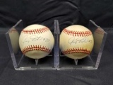 Signed Baseball Unknown Player 2 Units