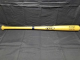 Signed Rawlings Adirondack Baseball Bat