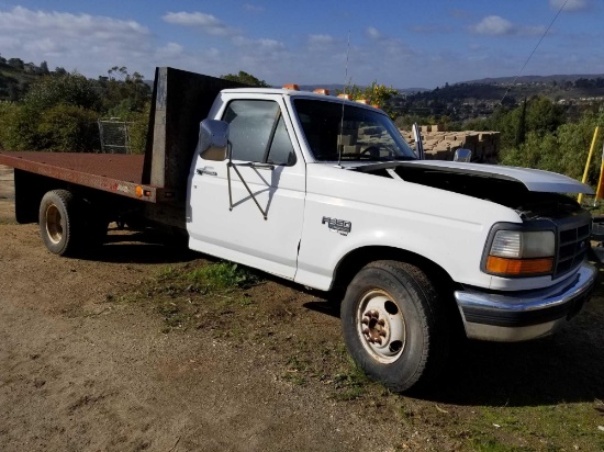 1995 Ford F350 Flat bed Truck
