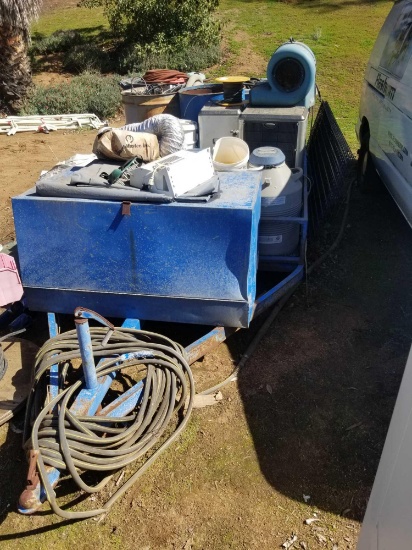 11 Foot Utility Trailer Full of Contents