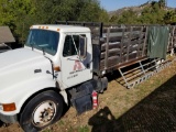 1998 International 4700 Flatbed Truck DT 466