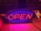 Open Light up Sign