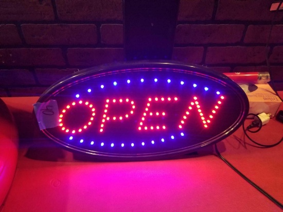 Open Light up Sign