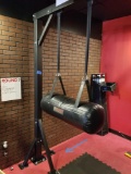 Hanging Horizontal Punching Bag on Frame