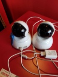 2 Security Dome Cameras Yi Tech