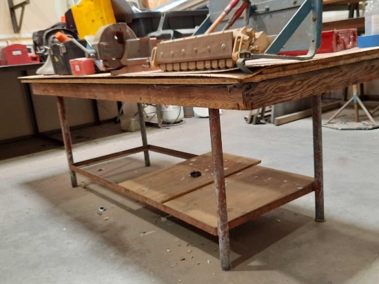Workbench 3ft Tall & Wide, 8ft Long Contents Not Included