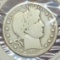 BARBER HALF 1912 D MINT ERROR RIM CUD RARE OLD TYPE COIN 90% SILVER