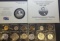 Abraham Lincoln commemorative Medallion and 2 US Mint coin set