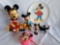 Disney Mickey and Minnie Mouse Figures Plate