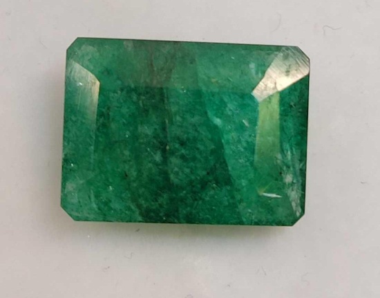 Green Emerald 6.31ct gemstone beautiful stone