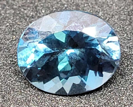 Blue Topaz 3.38ct oval cut Gemstone