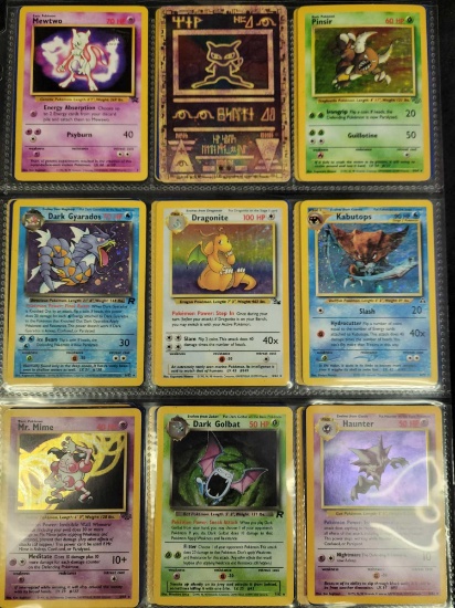 Pokemon cards WOTC holo