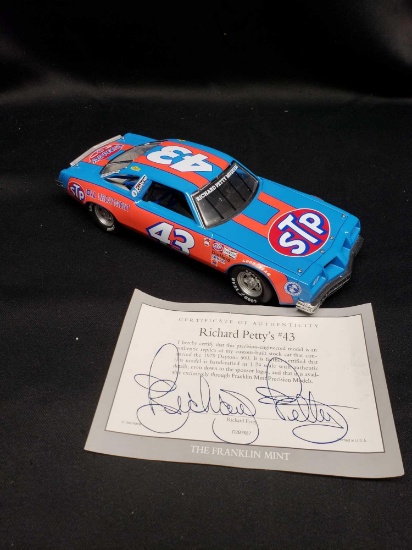 Richard Pettys No. 43 replica Stock Car that conquered the 1979 Daytona 500.