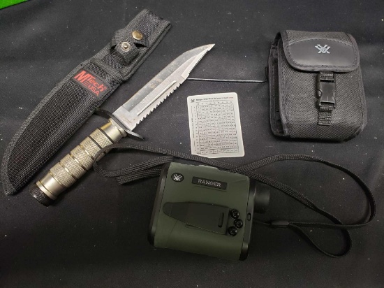 Vortex optics Ranger 1000. MTech Usa Survival knife