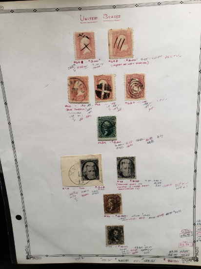 Rare United States Stamps. Lincoln. Washington and more.