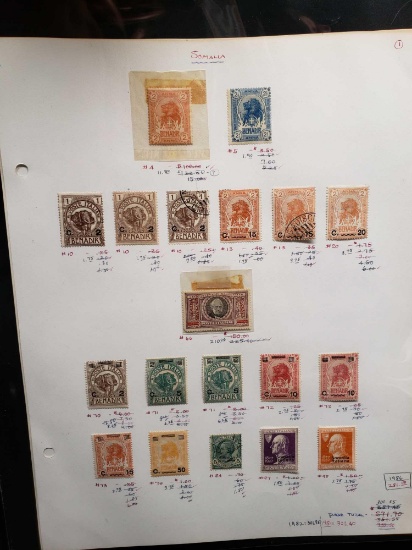 Rare Stamps from Somalia. Benidir