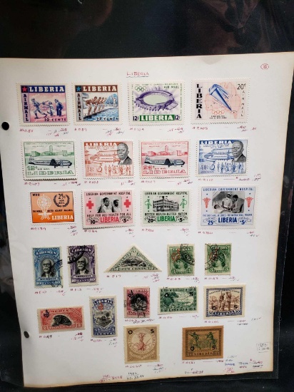 Rare Stamps of Liberia. Pan America. 16th Olympic games Melbourne