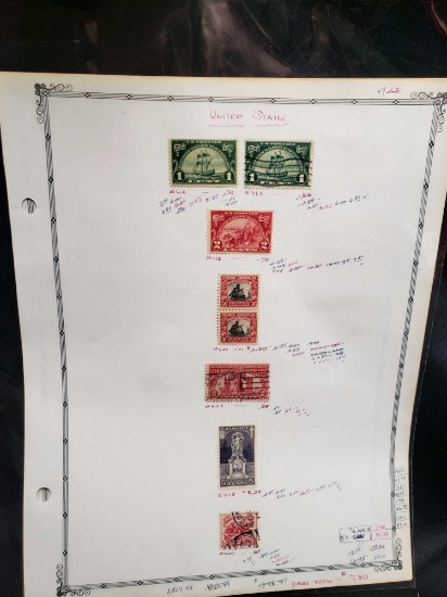 Rare United States Stamps. Lincoln. John Erricson memorial