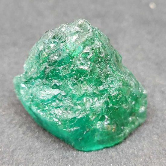 Earth mined Emerald 61.42ct gemstone