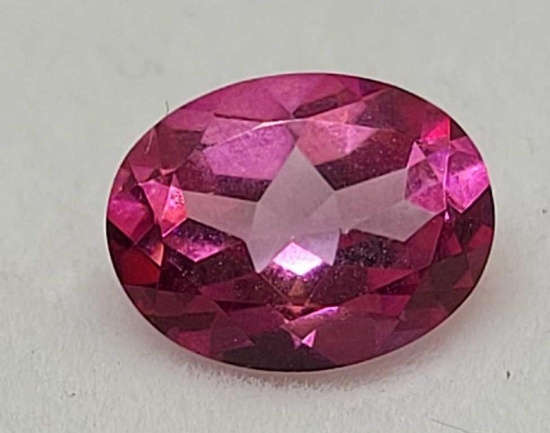 Pink Sapphire 2.21ct oval cut Gemstone
