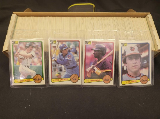 1983 Donruss set baseball card's