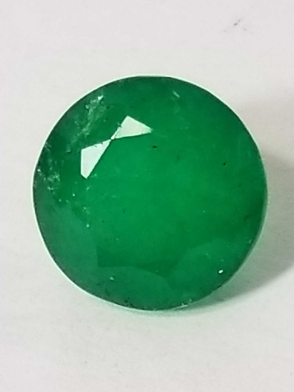 9.82 Ct Natural Green Oval Cut Emerald GGL Cert