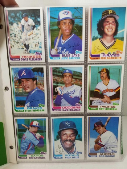 1982 Topps Traded Set in Pages