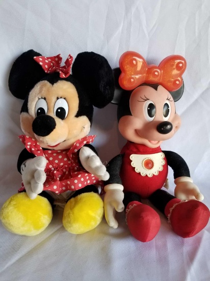 Disney Minnie Mouse Vintage Dolls 2 Units