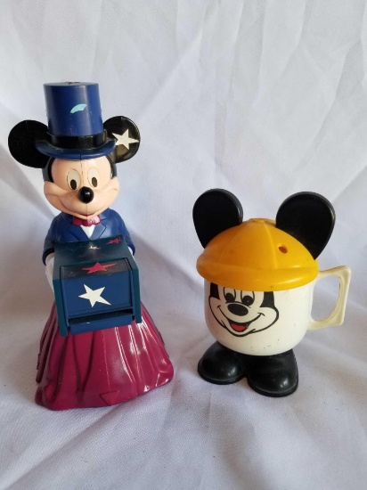 Vintage Disney Mickey Mouse Items 2 Units