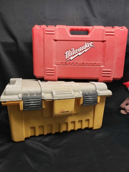 Plano and Milwaukee Heavy Duty Tool boxes